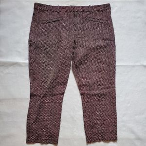 Gap women's mini check 18R regular pant 4pockets